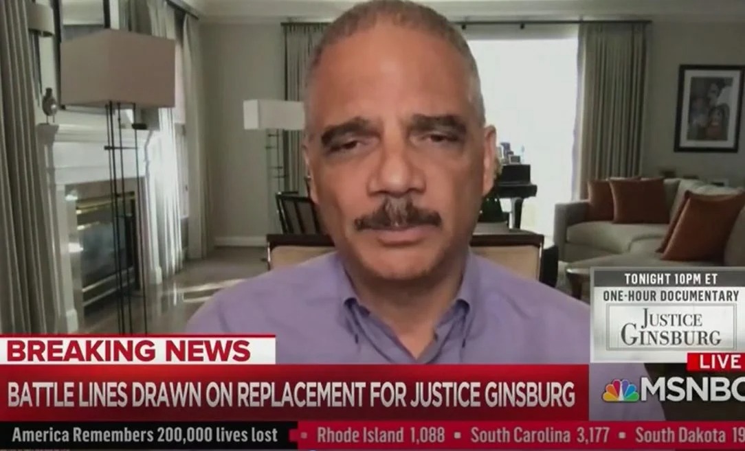 Obama Attorney General Eric Holder Calls For Packing Supreme Court