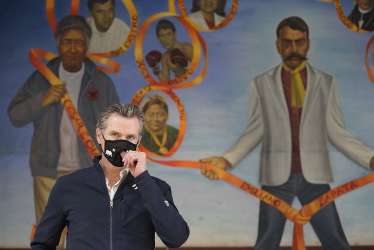 Gavin Newsom Criticizes Texas Reopenings, Tells Californians To Double Down On Double Masks