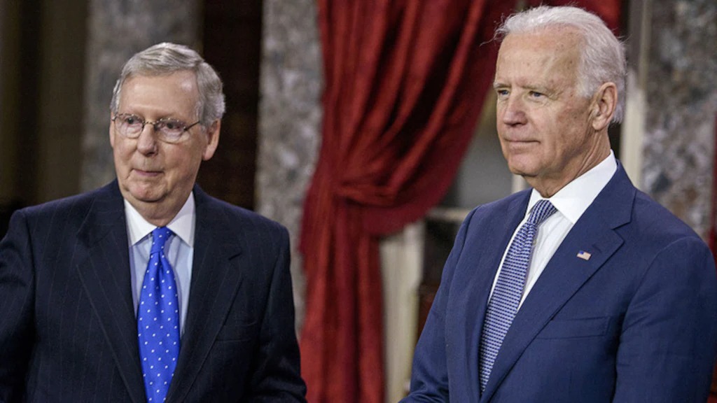 Biden backs change to filibuster rules, McConnell threatens Senate shutdown