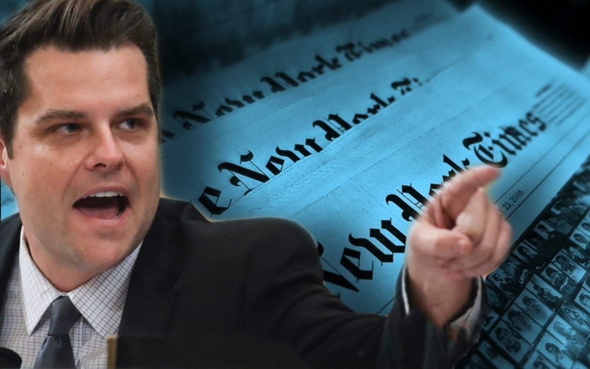 Matt Gaetz’s Female Staff Blast ‘False Allegations’ While NYT Makes Excuses For Bill Clinton’s Sex Abuse Of Interns
