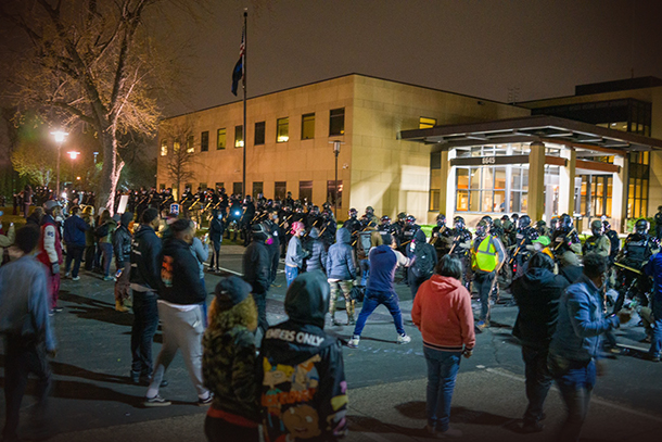 Self-identified Antifa members arrive in Twin Cities area as Brooklyn Center protests continue