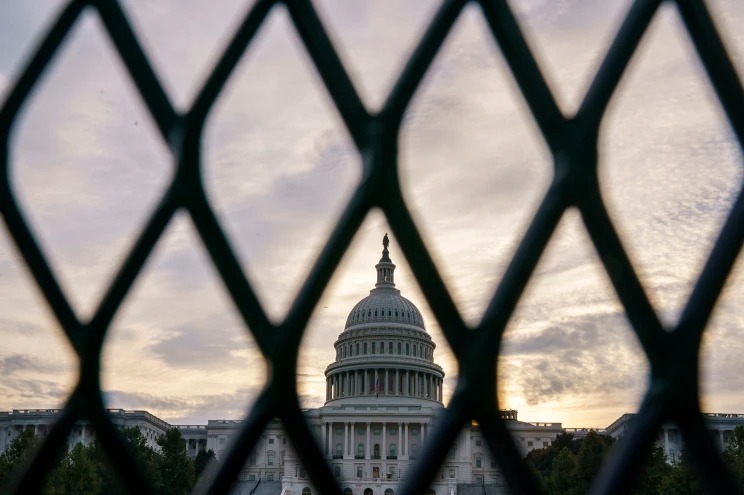 Fencing installed around the Capitol ahead of anticipated Sept. 18 protest