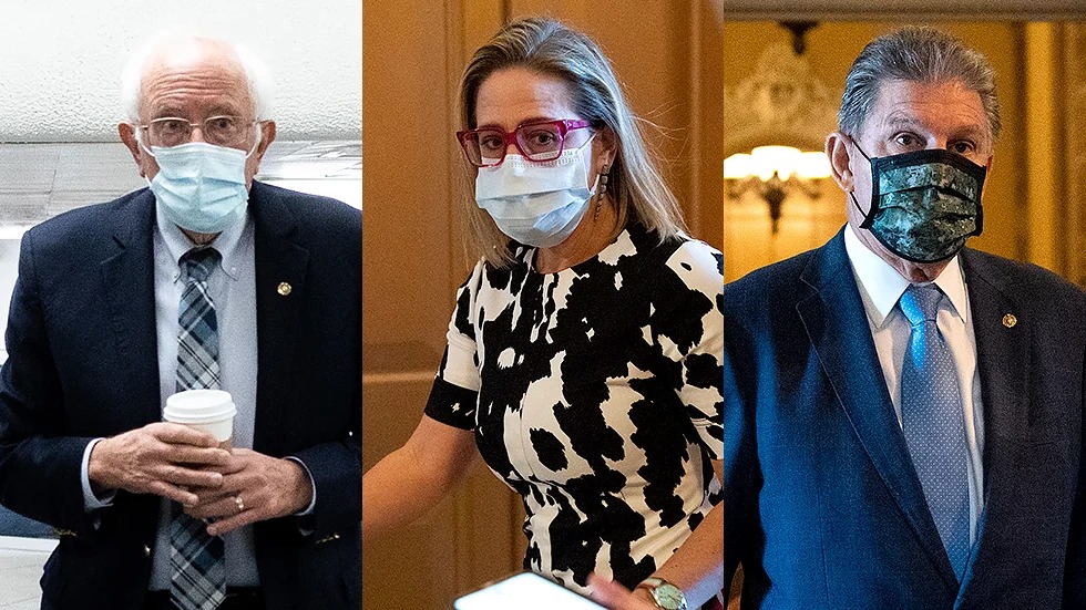 Sanders, Manchin, Sinema fight proxy war in the House