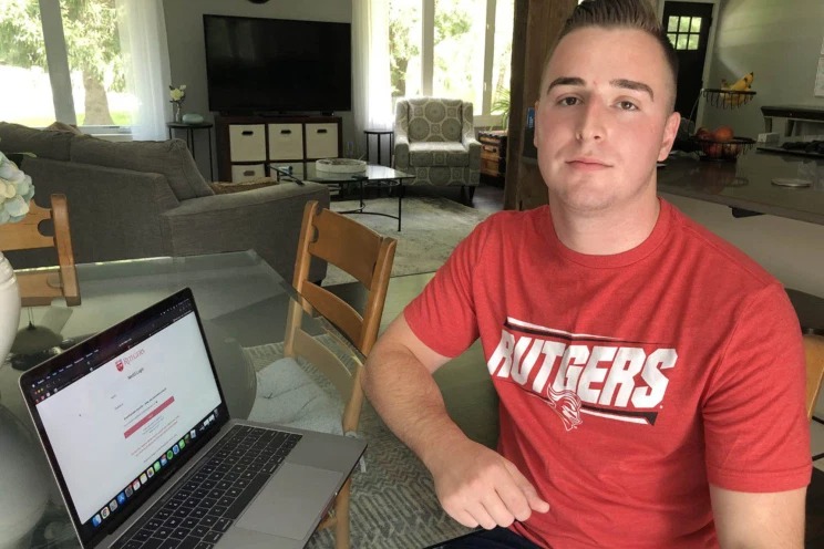 Rutgers bars unvaccinated student from attending virtual classes