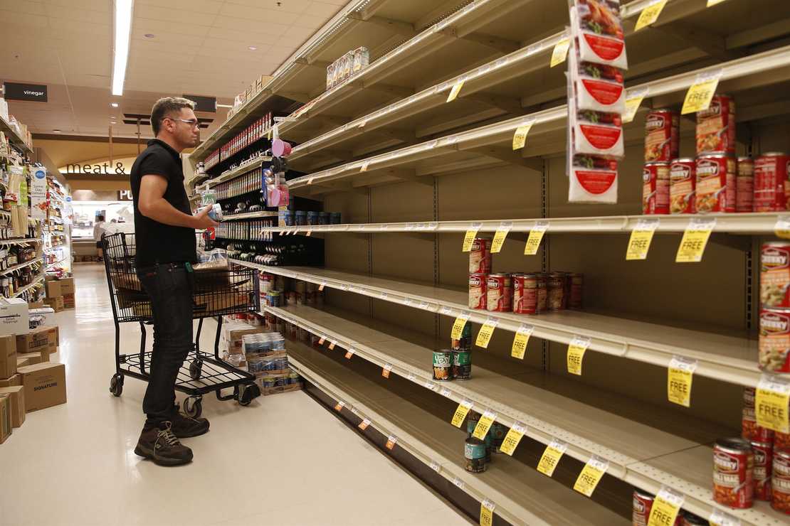 Retailers Lining Store Shelves With Props To “Hide Supply Shortage”