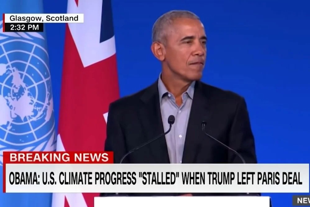 At Glasgow Climate Summit, Obama Takes Off The Mask: ‘It’s About Power’