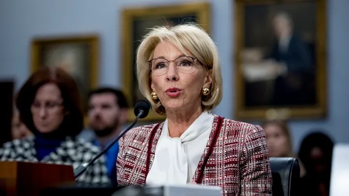 Former Education Sec. Betsy DeVos sounds off on rumored Biden Title IX changes: ‘A bridge too far’