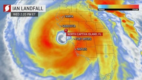 Ian Makes Landfall As “Catastrophic” Category 4 Hurricane On Southwest Florida