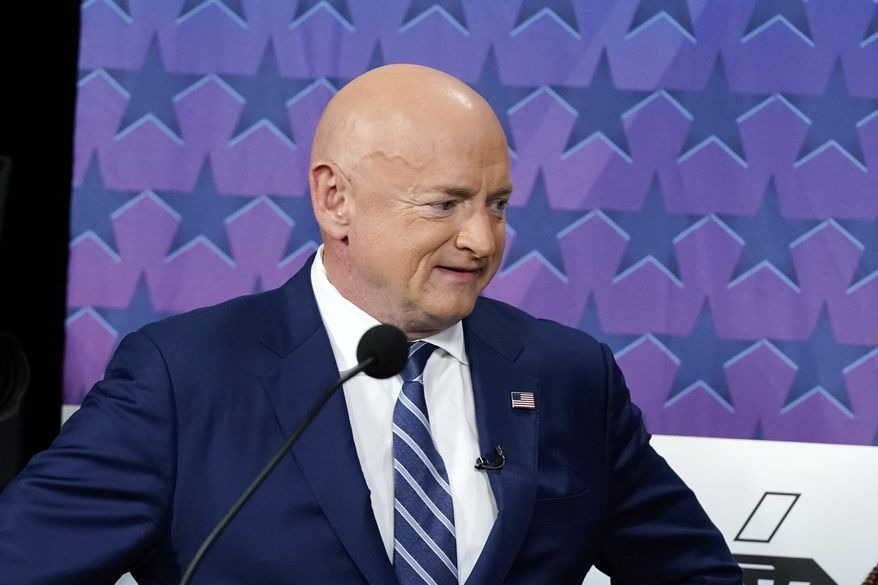 Sen. Mark Kelly burned in debate, distancing himself from Democrats’ responsibility for border chaos