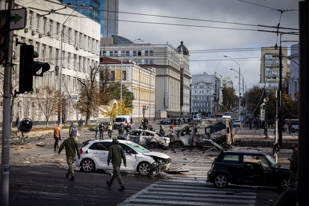 Russia strikes Kyiv, other cities in Ukraine in wake of bridge explosion