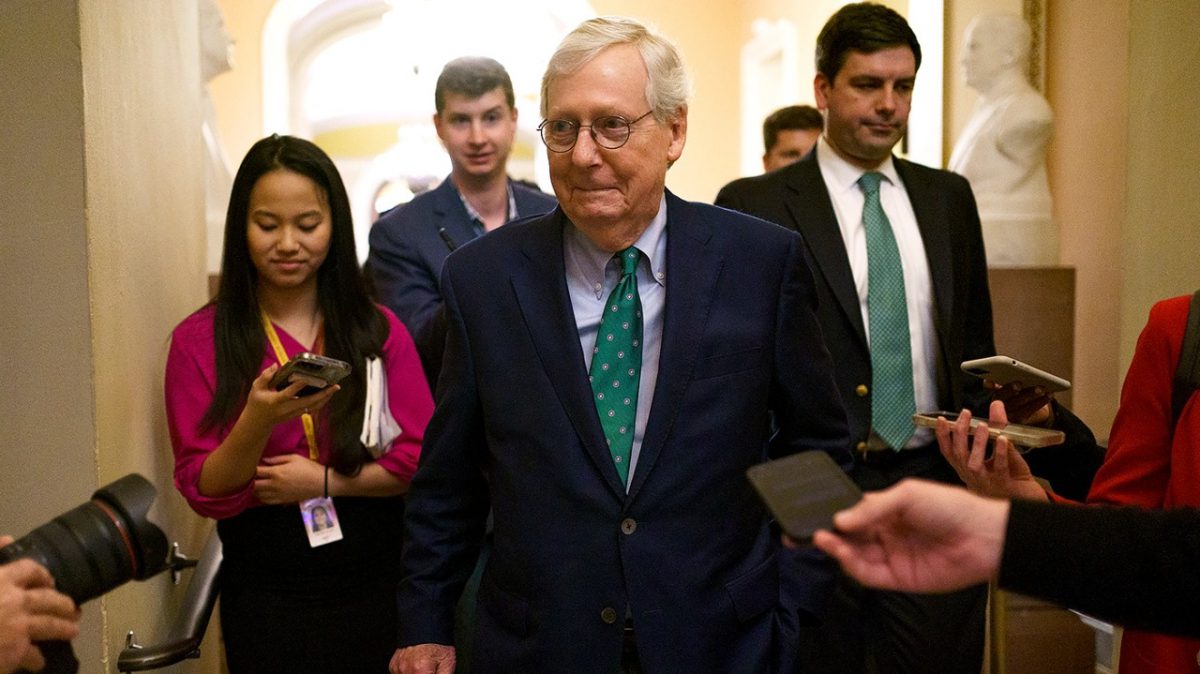 McConnell holds the cards in spending fight