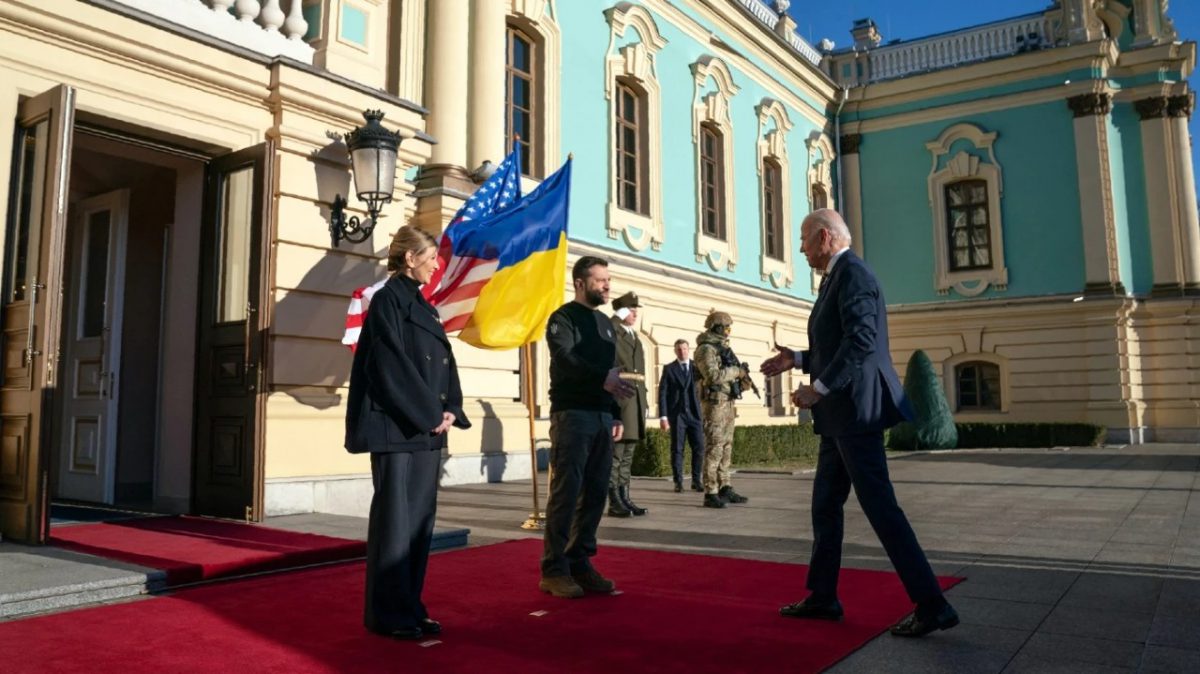 Biden makes surprise trip to Ukraine to meet with Zelensky