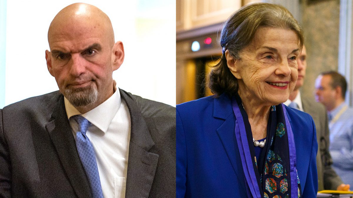 Feinstein, Fetterman absences leave Democrats with fragile majority