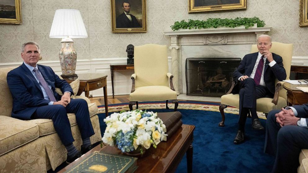 No ‘New Movement’ on Debt Ceiling Negotiations as McCarthy and Biden Meet at White House