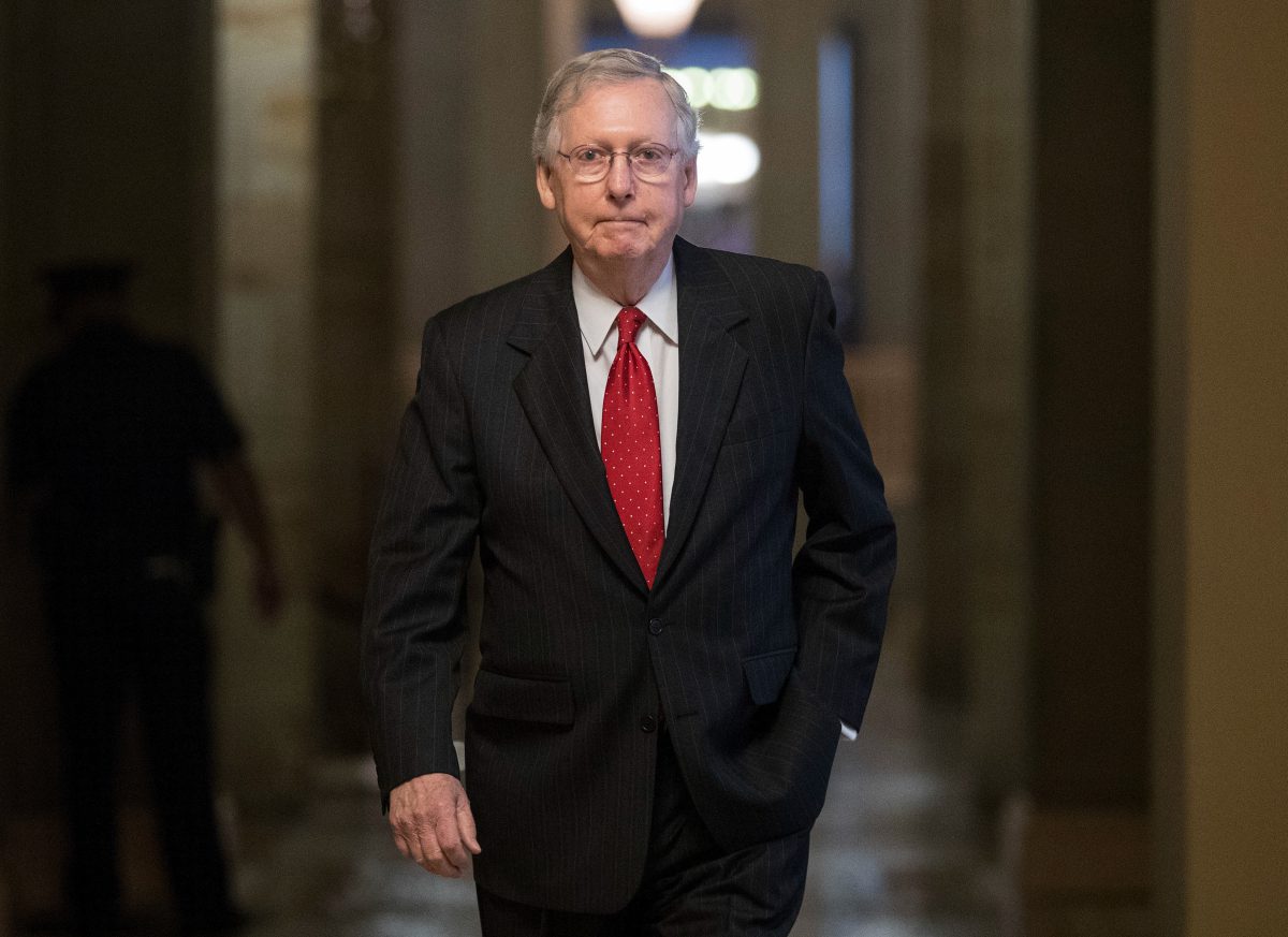 McConnell, GOP allies steer clear of defending Trump on indictment