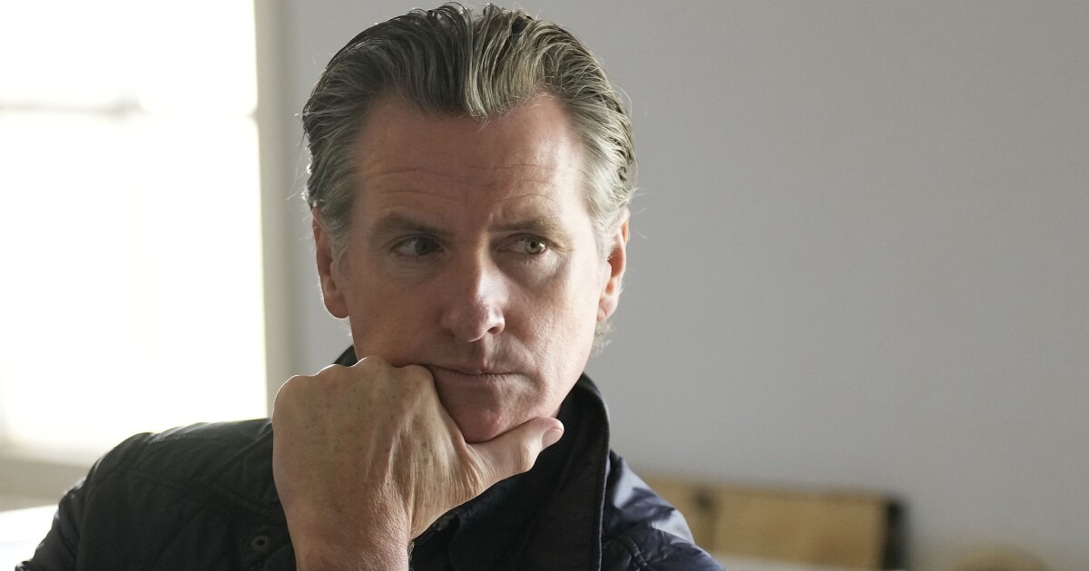 Gavin Newsom is trying to save his presidential bid before it even starts