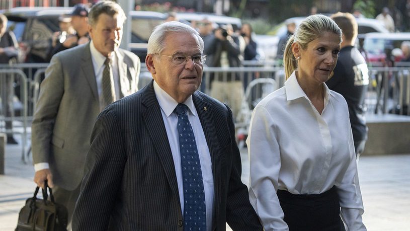 Menendez pleads not guilty to corruption charges