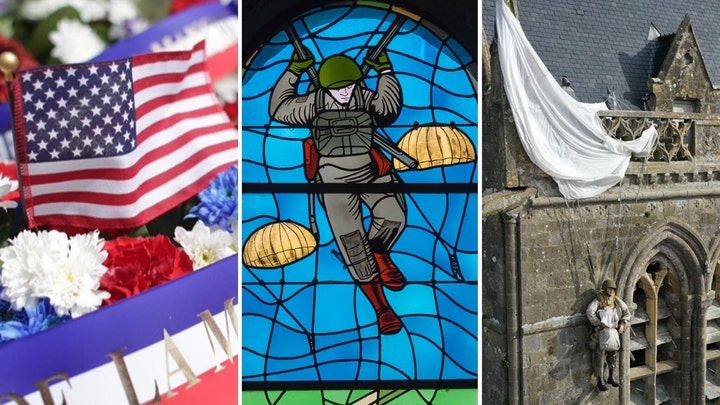 Normandy churches honor D-Day paratroopers