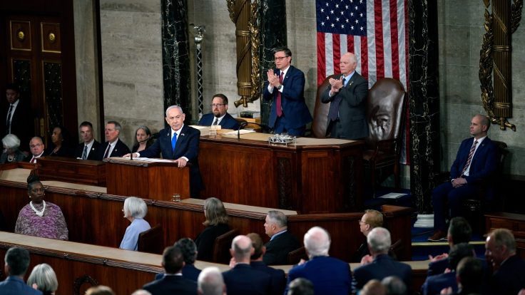 Israel’s War Is America’s War, Bibi Tells Congress